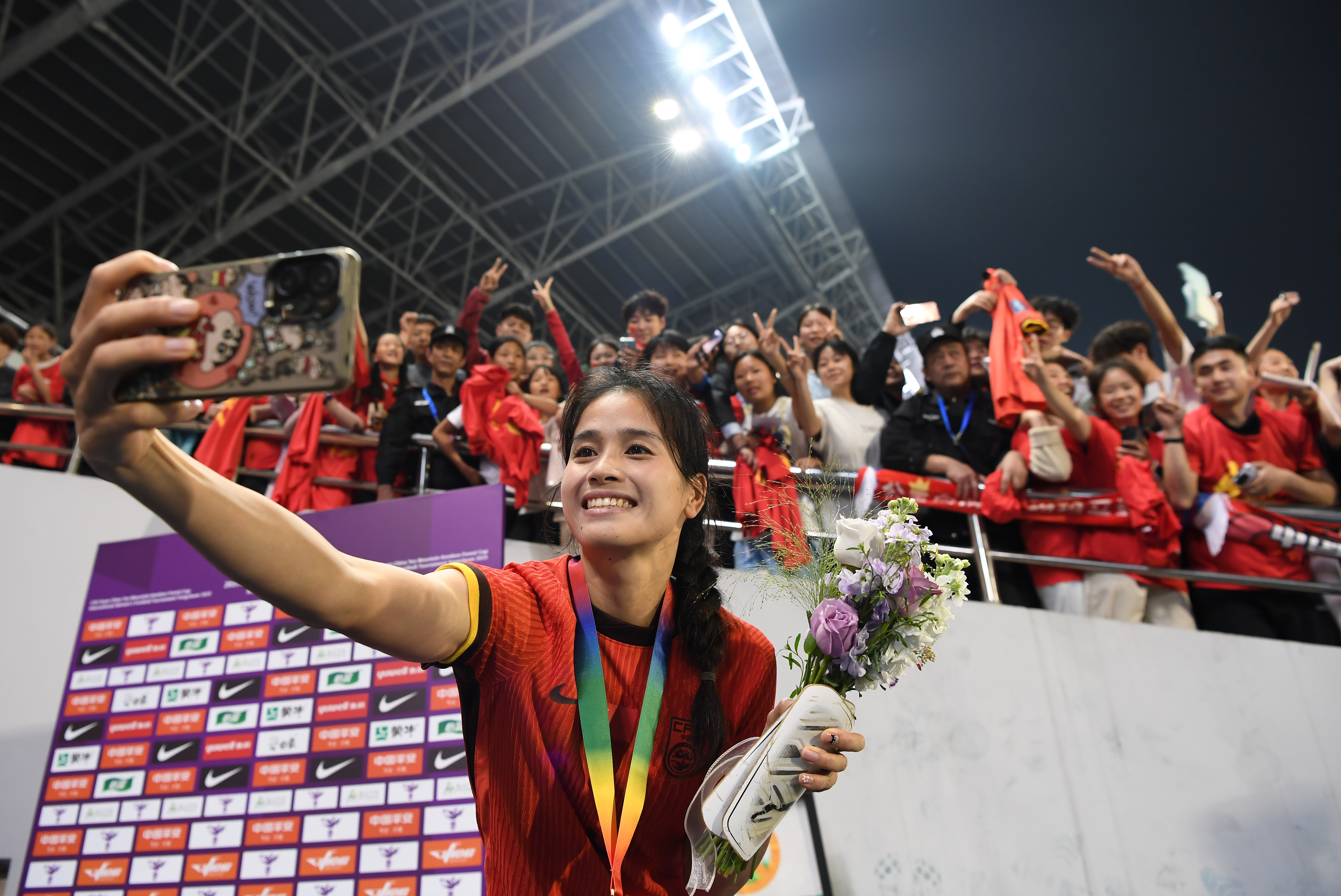 奥地利女足队在比赛中发挥出色，获胜在望