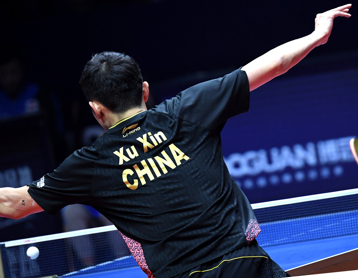 瑞典队鏖战奥地利队，许昕高光表现